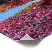 Fall Tree Landschaft Poster (Ecke)