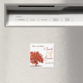 Fall Tree Rett-The-Date Magnet (In Situ (Geschirrspüler))