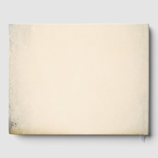 Fall Tree Rustic Country Wedding Gästebuch (Rückseite)