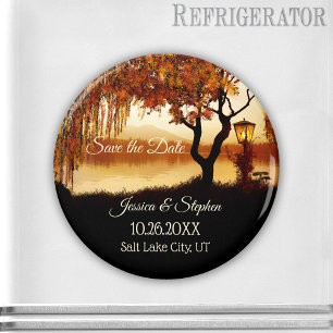 Fall-Tree See-Ansicht-Save the Date Magnet