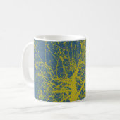 Fall Tree-Silhouette Kaffeetasse (Vorderseite Links)