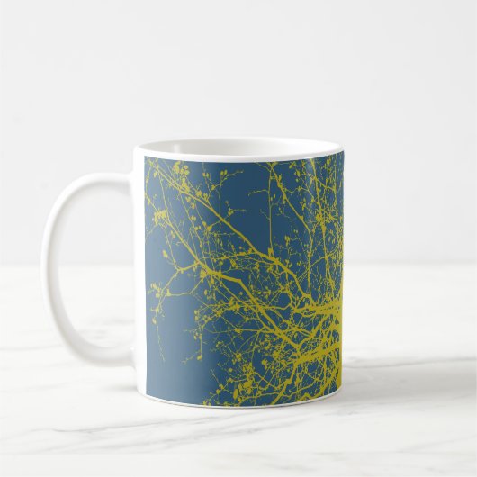 Fall Tree-Silhouette Kaffeetasse (Links)