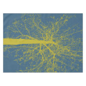 Fall Tree-Silhouette Tischdecke (Vorderseite (Horizontal))