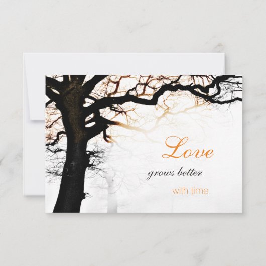 Fall Tree UAWG RSVP Karte (Rückseite)