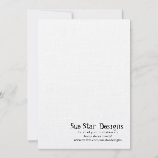 Fall Tree Wedding Directions Card Einladung (Rückseite)