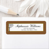 Fall Tree Wedding Return Address Label (Insitu)