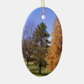Fall Trees Keramik Ornament (Rechts)