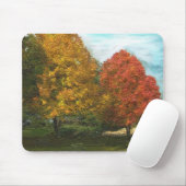 Fall Trees Mousepad (Mit Mouse)