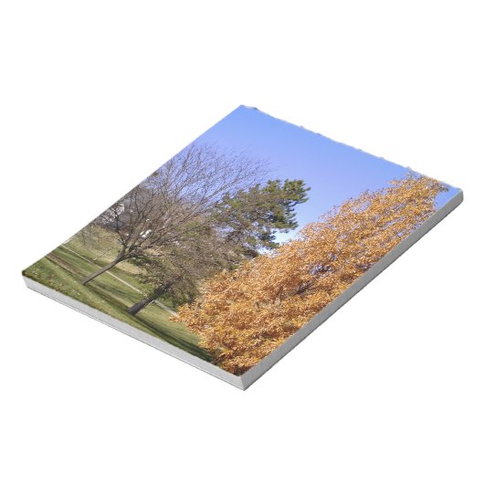 Fall Trees Notizblock (Rotiert)