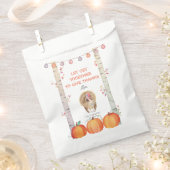 Fall Trees Pumpkins Türkei Erntedank Party Geschenktütchen (Ausgeschnitten)