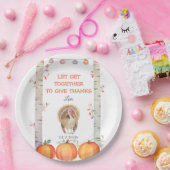 Fall Trees Pumpkins Türkei Erntedank Party Pappteller (Party)