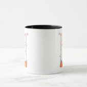 Fall Trees Pumpkins Türkei Erntedank Party Tasse (Zentrum)