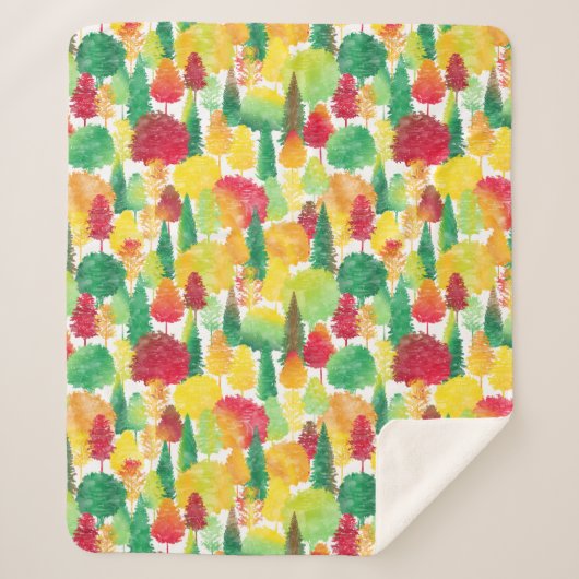Fall Trees Sherpadecke (Vorderseite)
