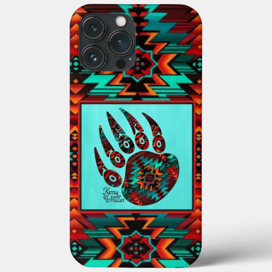 Fall "Tribal Bear Paw Case-Mate iPhone" iPhone Hülle (Rückseite)