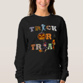 Fall Trick oder Treat Halloween Sweatshirt (Vorderseite)