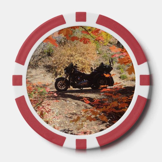 Fall Trike Divot Tool Flaschenöffner mit Marker Pokerchips (Vorderseite)