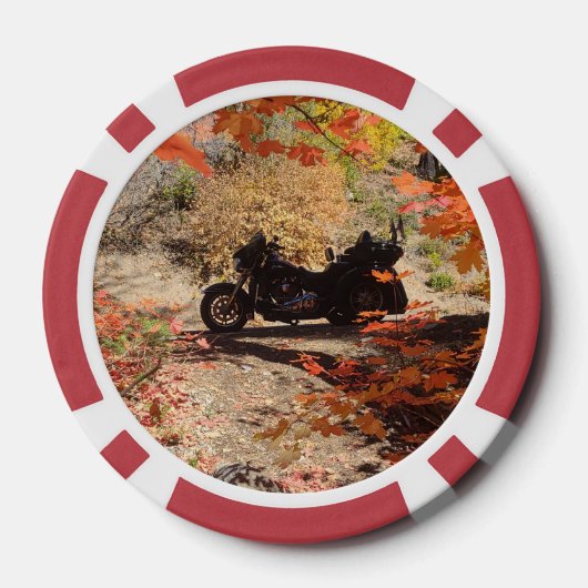 Fall Trike Divot Tool Flaschenöffner mit Marker Pokerchips (Rückseite)