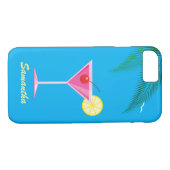 Fall Tropischer Cocktail iPhone 7 Case-Mate iPhone Hülle (Rückseite (Horizontal))
