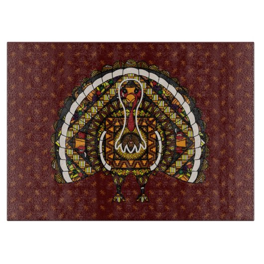 Fall Türkei Glasschnitt Schneidebrett (Vorderseite)