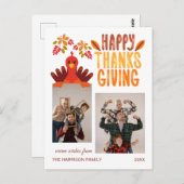 Fall Türkei glücklich Ernst Ernst 2 Fotos Postkarte (Vorne/Hinten)