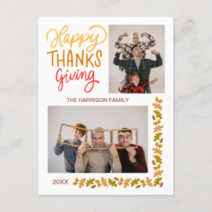 Fall Türkei glücklich Ernst Ernst 2 Fotos Postkarte