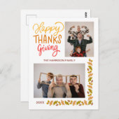 Fall Türkei glücklich Ernst Ernst 2 Fotos Postkarte (Vorne/Hinten)