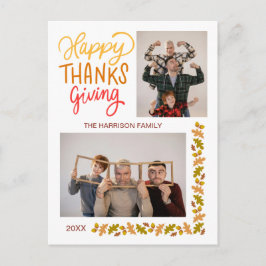 Fall Türkei glücklich Ernst Ernst 2 Fotos Postkarte