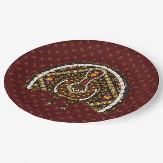 Fall Türkei Papierplatte Pappteller (Schrägansicht)