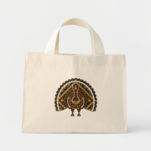 Fall Türkei Tote Tag Mini Stoffbeutel (Vorne)