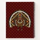 Fall Turkey Spiral Notebook Notizblock (Rückseite)