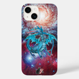 Fall Turquoise Cosmic Dragon Case-Mate iPhone 14 Hülle