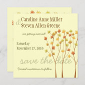 Fall Twig Tree - Save the Date (Vorne/Hinten)