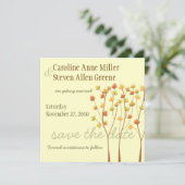 Fall Twig Tree - Save the Date (Stehend Vorderseite)