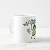 Fall Typ Woooo Ghost T - Shirt Kaffeetasse (Vorderseite Links)