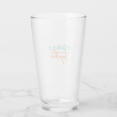 Fall Typografy Design - Herbst zusammenbringen Glas (Rückseite)
