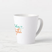 Fall Typografy Design - Herbst zusammenbringen Milchtasse (Rechte Ecke)