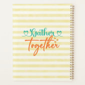 Fall Typografy Design - Herbst zusammenbringen Planer (Rückseite)