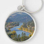Fall über Clearwater River Idaho Schlüsselanhänger (Vorne)