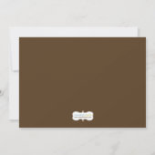 Fall um das Haus-Duschen-Brautparty Einladung (Rückseite)