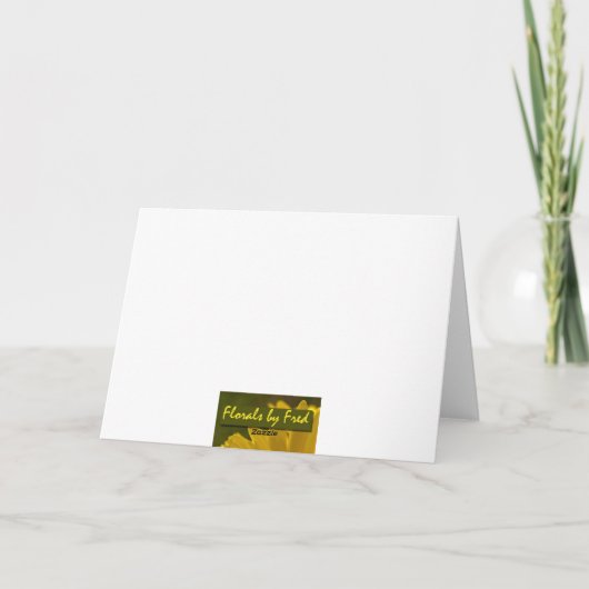 Fall und Erntedank Feiertagskarte (Rückseite)