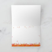 Fall und Erntedank Feiertagskarte (Innenseite)