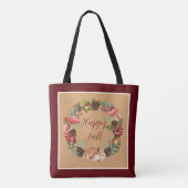 Fall und Natur mit anpassbarem Text Tasche (Rückseite)