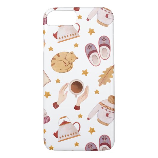 Fall und Winter Cat iPhone Case-Mate iPhone Hülle (Rückseite)