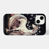 Fall Unicorn iPhone 14 Hülle (Rückseite (Horizontal))