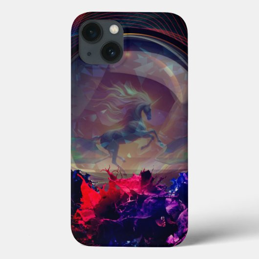 Fall: Unicorn Splash Case-Mate iPhone Hülle (Rückseite)