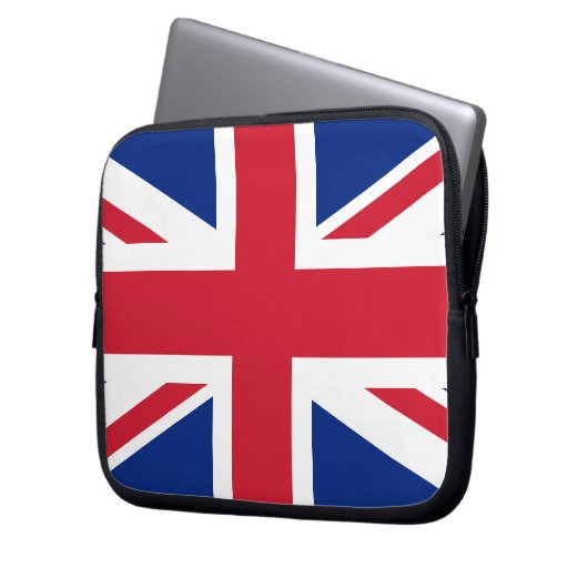 Fall Union Jack Laptop Laptopschutzhülle (Vorderseite Links)