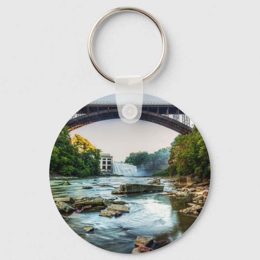 Fall unter der Brücke Schlüsselanhänger (Vorderseite)