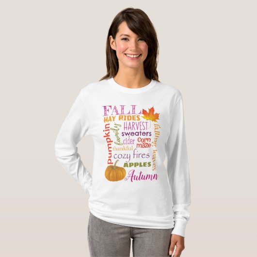 Fall-Untergrundbahn-Kunst-langer Hülsen-T - Shirt (Vorne ganz)