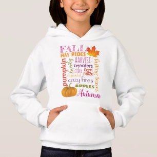 Fall-Untergrundbahn-KunstHoodie für Mädchen Hoodie