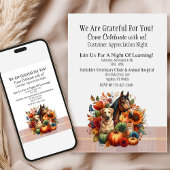 Fall Veterinarian Customer Appreciation Einladung